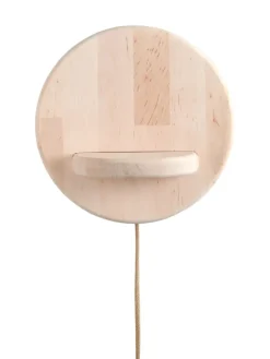 Good&Mojo Wandlamp elzenhout CORSICA naturel