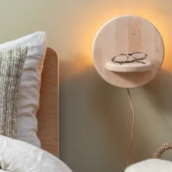 Good&Mojo Wandlamp elzenhout CORSICA naturel