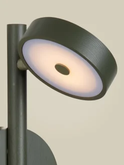 Good&Mojo Wandlamp essenhout OKINAWA groen