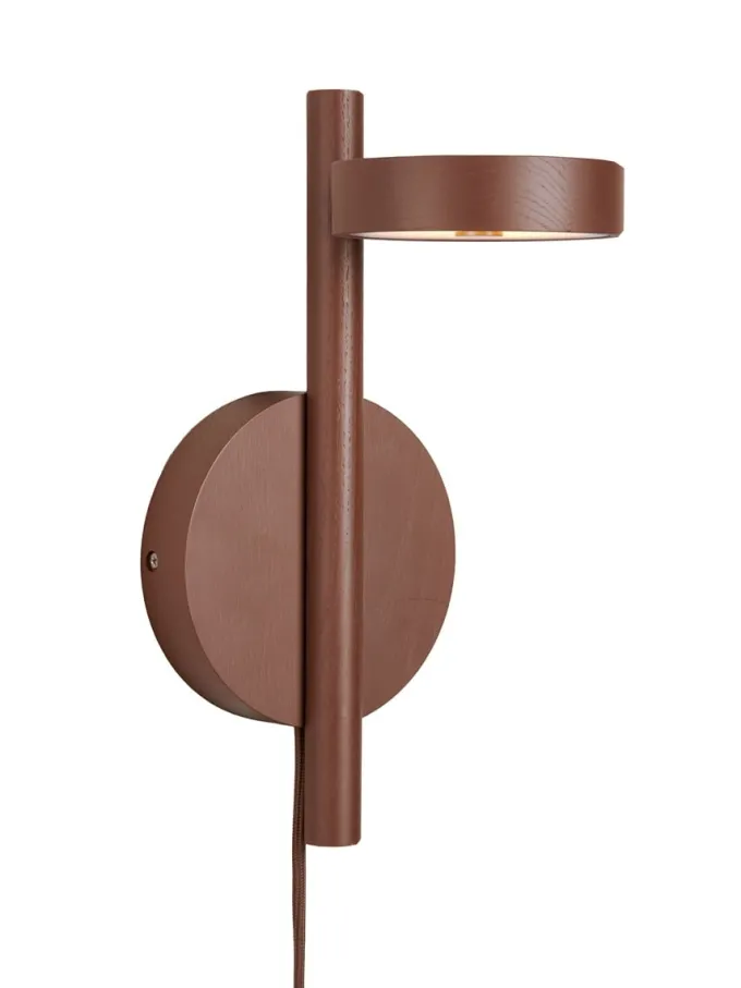 Good&Mojo Wandlamp essenhout OKINAWA bruin