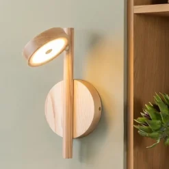 Good&Mojo Wandlamp essenhout OKINAWA naturel