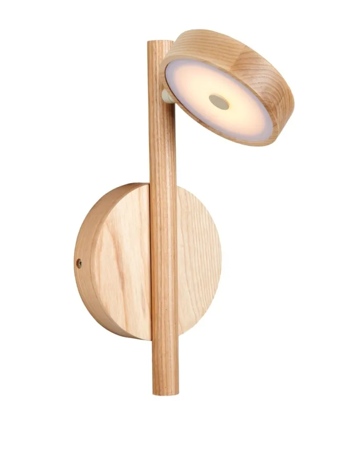 Good&Mojo Wandlamp essenhout OKINAWA naturel