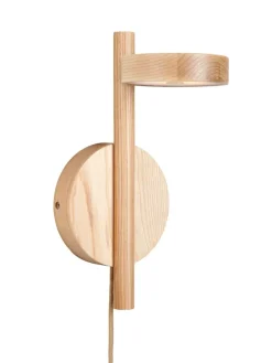 Good&Mojo Wandlamp essenhout OKINAWA naturel