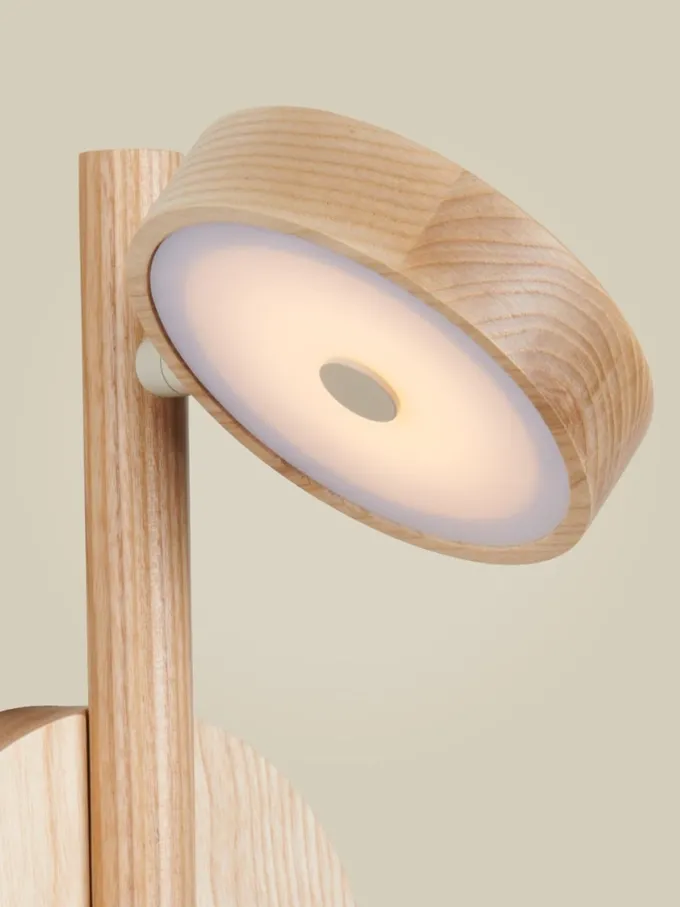 Good&Mojo Wandlamp essenhout OKINAWA naturel