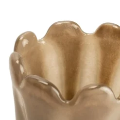 ISAA Waxinelichthouder Gramma 11x11 cm - taupe
