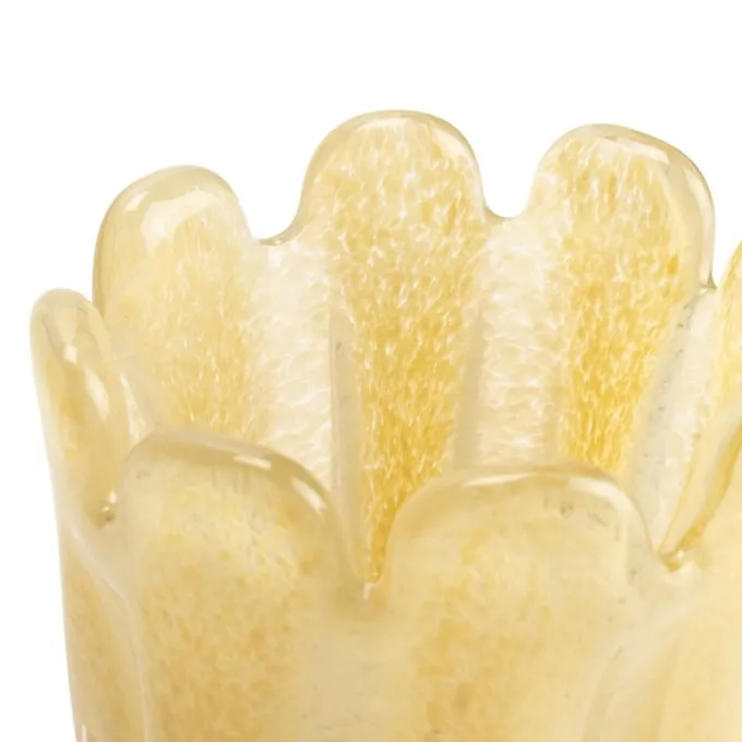 ISAA Waxinelichthouder Gramma 11x11 cm - beige