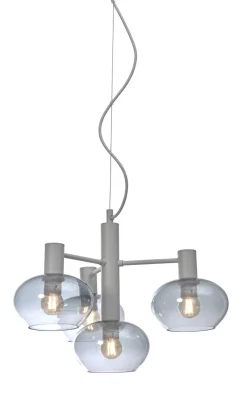 it's about RoMi Hanglamp Bologna 4-arm kleurverl. lichtgrijs