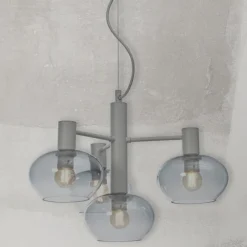 it's about RoMi Hanglamp Bologna 4-arm kleurverl. lichtgrijs