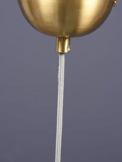 it's about RoMi Hanglamp glas Brussels Ø 14 transparant/goud druppel