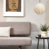 it's about RoMi Hanglamp glas/ijzer Carrara bol wit marmerprint/goud L
