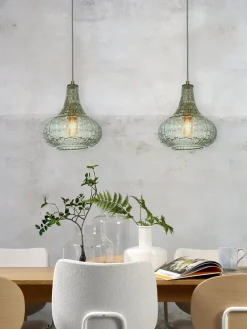 it's about RoMi Hanglamp glas Venice druppel groen