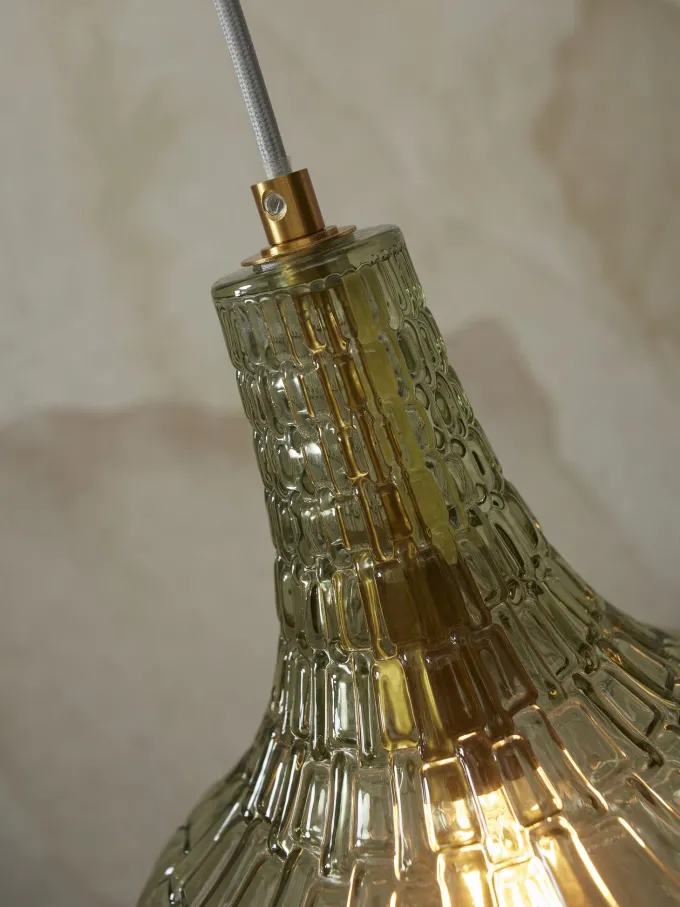 it's about RoMi Hanglamp glas Venice druppel groen