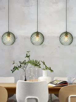 it's about RoMi Hanglamp glas Venice bol groen