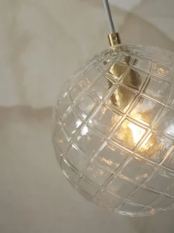 it's about RoMi Hanglamp glas Venice bol transparant