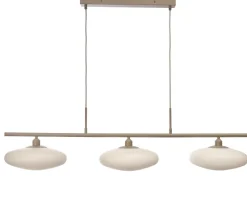 it's about RoMi Hanglamp Sapporo 3-schijf wit/zand