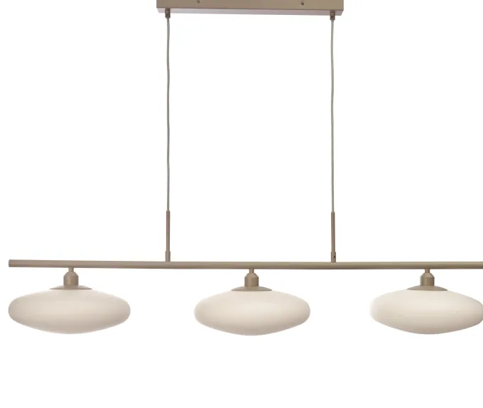 it's about RoMi Hanglamp Sapporo 3-schijf wit/zand