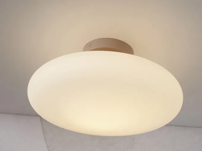 it's about RoMi Plafonniere Sapporo glas wit/zand S