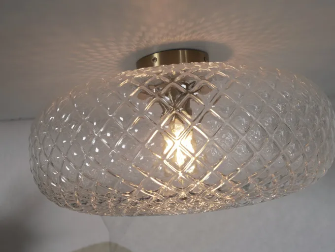 it's about RoMi Plafonniere Venice rond 44cm transparant