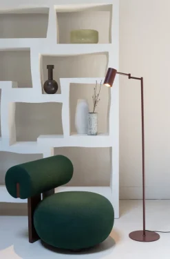 it's about RoMi Vloerlamp Bilbao burgundy