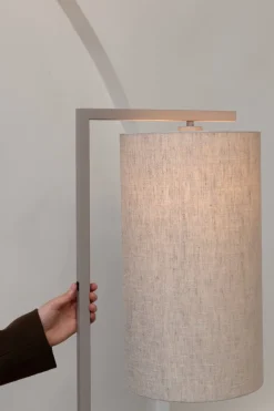 it's about RoMi Vloerlamp Boston zand/kap 2545 linnen licht