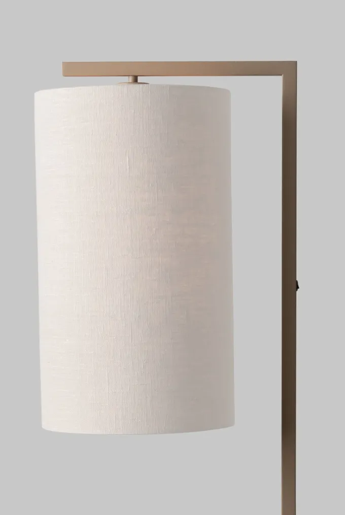 it's about RoMi Vloerlamp Boston zand/kap 2545 wit