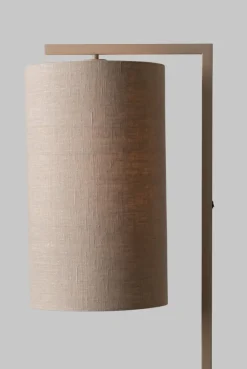 it's about RoMi Vloerlamp Boston zand/kap 2545 linnen donker