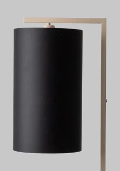 it's about RoMi Vloerlamp Boston zand/kap 2545 zwart