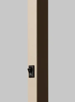 it's about RoMi Vloerlamp Boston zand/kap 3220 linnen donker