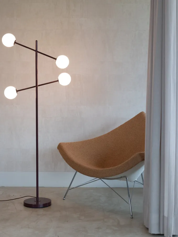 it's about RoMi Vloerlamp Copenhagen burgundy