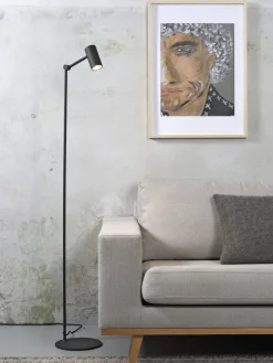 it's about RoMi Vloerlamp ijzer Montreux LED 5W/tube h.11x55cm zwart