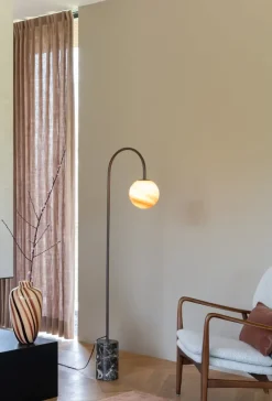 it's about RoMi Vloerlamp Tivoli bruin
