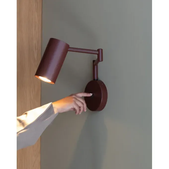 it's about RoMi Wandlamp Bilbao burgundy