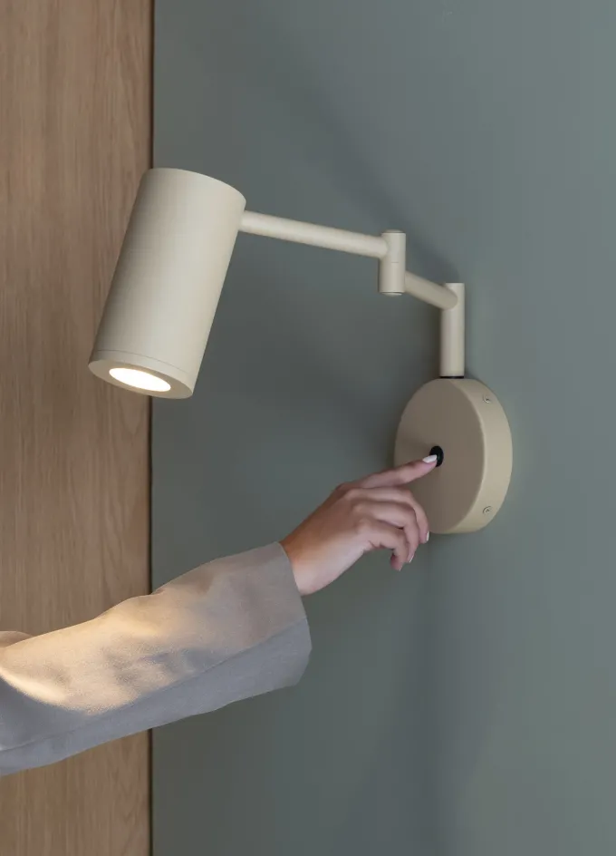 it's about RoMi Wandlamp Bilbao beige