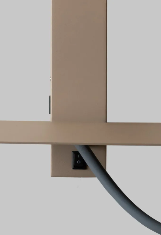 it's about RoMi Wandlamp Florence+leeslamp zand/kap 1815 zwart