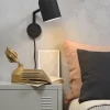 it's about RoMi Wandlamp ijzer Marseille zwart