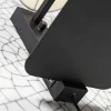 it's about RoMi Wandlamp ijzer Florence E14 met plank+usb incl. dimmer zwart