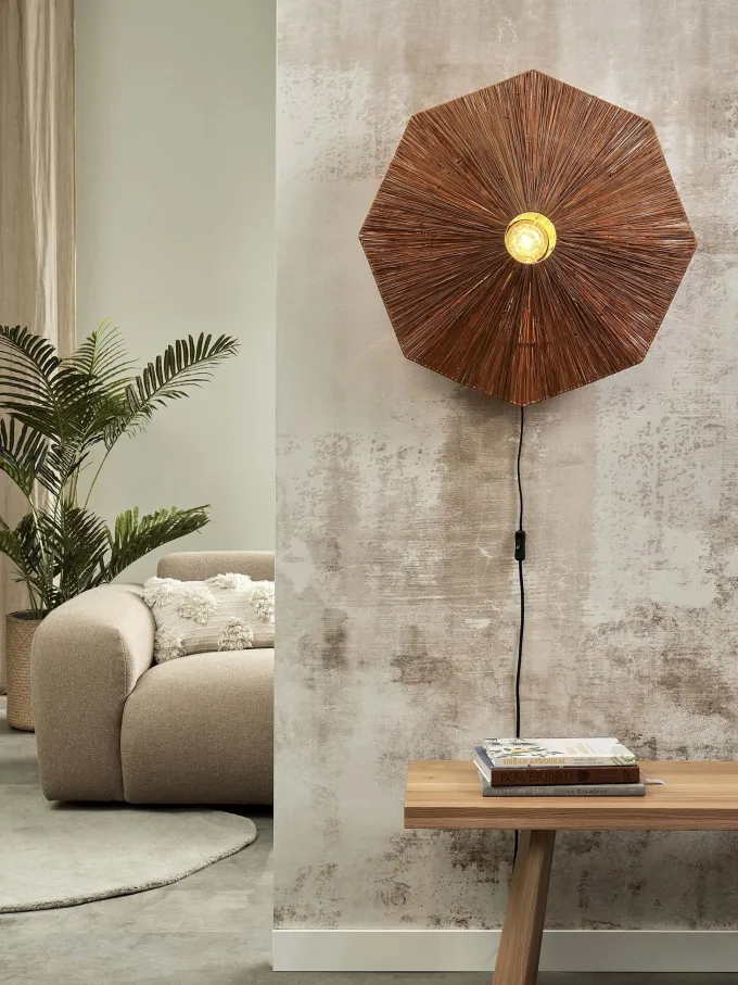 it's about RoMi Wandlamp Panama dia. 65cm bruin