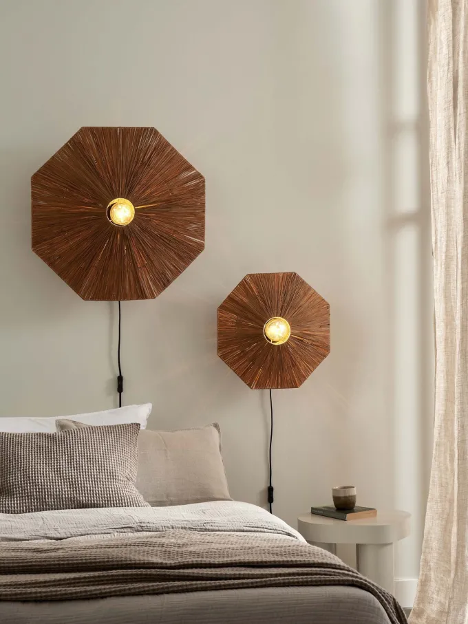 it's about RoMi Wandlamp Panama dia. 65cm bruin