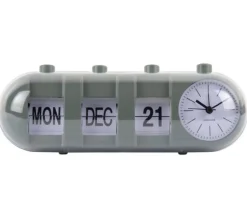Karlsson Alarmklok Retro Tube Calender Flip jungle groen