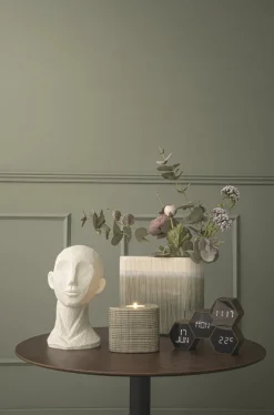 Karlsson Alarmklok Six In The Mix - Zwart hout naturel