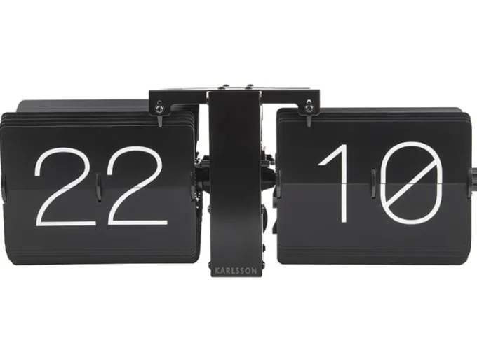 Karlsson Flip klok No Case Stand Zwart