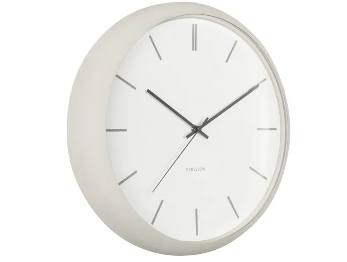 Karlsson Karlsson Klok Nirvana Globe Warmgrijs Ø 40 cm - Industriële Wandklok