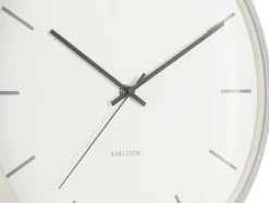 Karlsson Karlsson Klok Nirvana Globe Warmgrijs Ø 40 cm - Industriële Wandklok