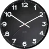 Karlsson Klok new classic medium zwart Ø 40,5 cm