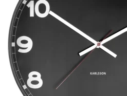 Karlsson Klok new classic medium zwart Ø 40,5 cm