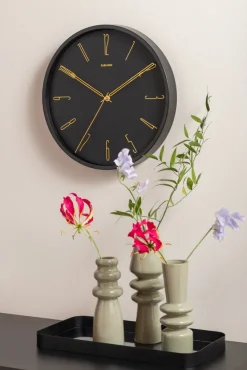 Karlsson Wandklok Belle Numbers zwart Ø 35 cm