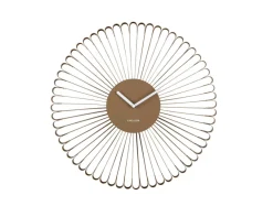 Karlsson Wandklok Cascara mocca bruin