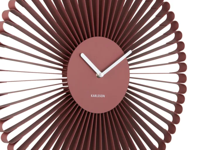 Karlsson Wandklok Cascara rood