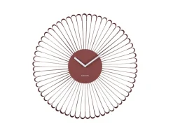 Karlsson Wandklok Cascara rood