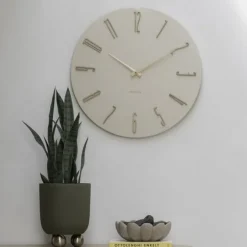 Karlsson Wandklok Esmerado groot offwhite